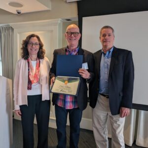 Certified Business Advisor Chase Nelson (Center) with State Directors Linda Rossi (VT SBDC) and Mark Delisle (ME SBDC)